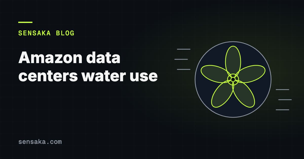 Amazon Data Centers Water Use: Context and Risk: illustration of a cooling fan with airflow