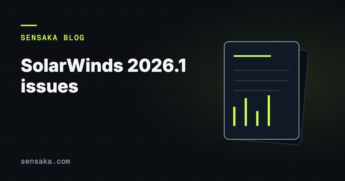 Upgrading blind: what the SolarWinds 2026.1 HA reports say about release: illustration of a report with headings and bars