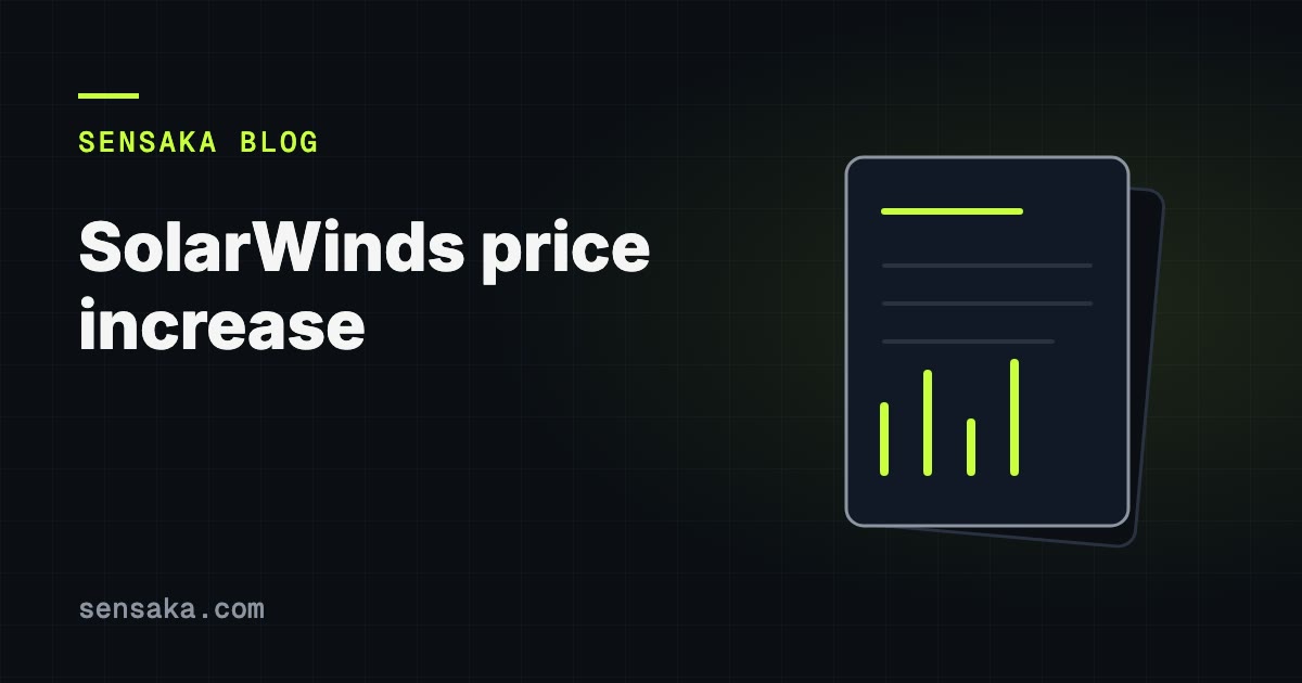 SolarWinds renewal quotes in 2026: what customers are reporting: illustration of a report with headings and bars