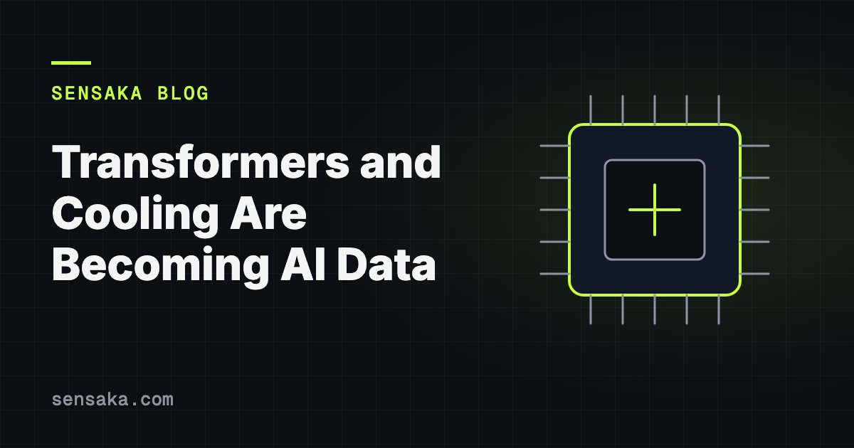 Transformers and Cooling Are Becoming AI Data Center Bottlenecks: illustration of a processor chip with pins