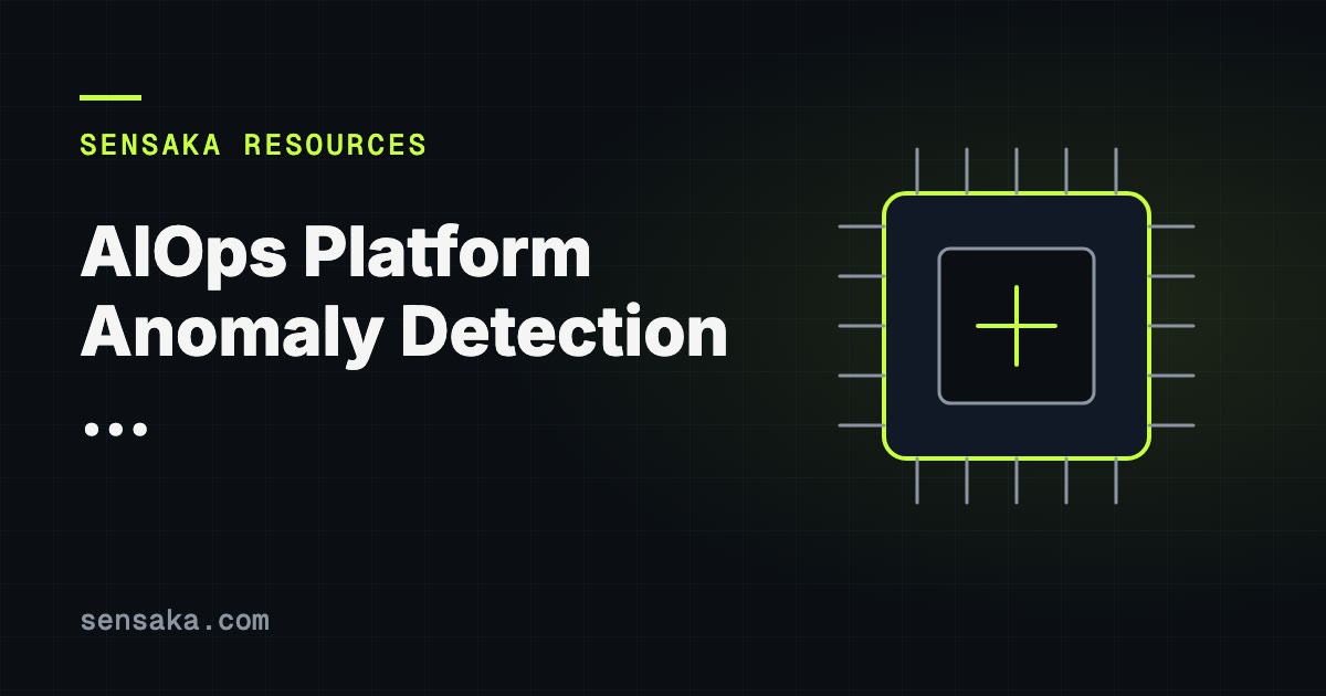 AIOps Platform Anomaly Detection Accuracy Comparison: illustration of a processor chip with pins