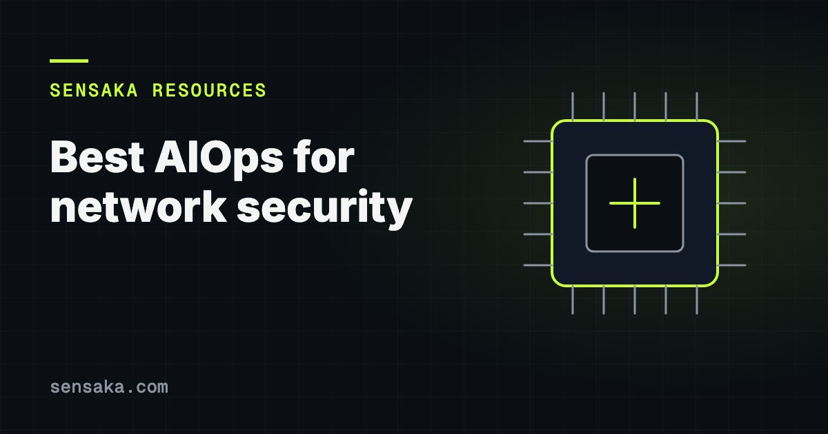 Best AIOps for Network Security: What Teams Should Look For: illustration of a processor chip with pins