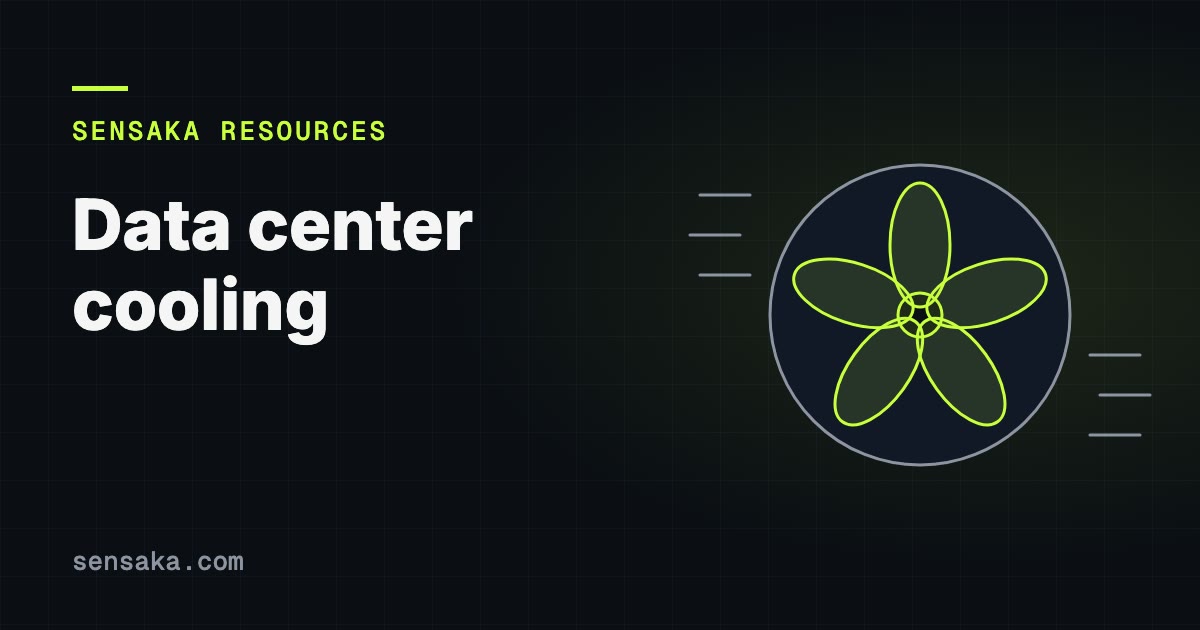 Data Center Cooling Systems: Air, Liquid & Best Practices: illustration of a cooling fan with airflow