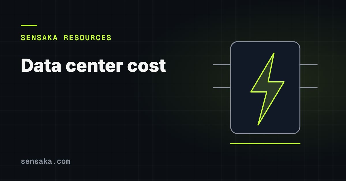 Data Center Cost: Build, Operations, Energy, Staffing: illustration of a power bolt and UPS battery