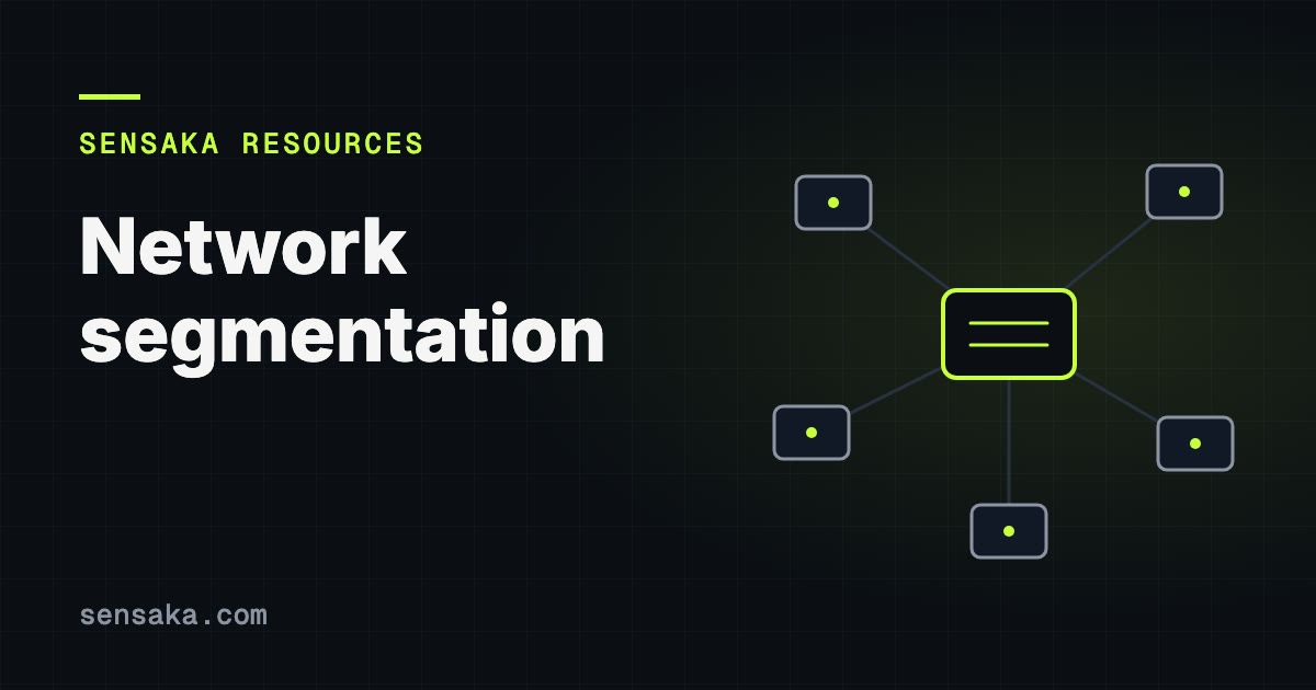 Network Segmentation: Zones, VLANs & the Management Plane: illustration of a network of linked devices