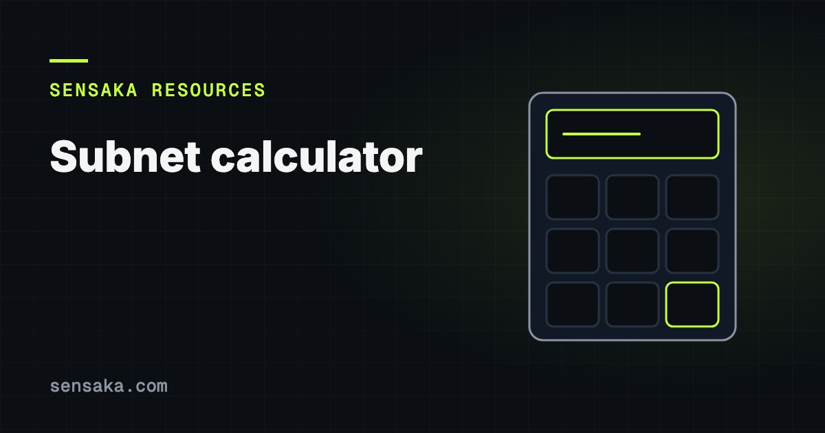 Subnet Calculator: IPv4 CIDR, Mask & Host Range: illustration of a calculator grid with a result