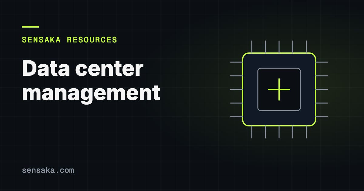 What Is Data Center Management? 2026 DCIM & AIOps Guide: illustration of a processor chip with pins